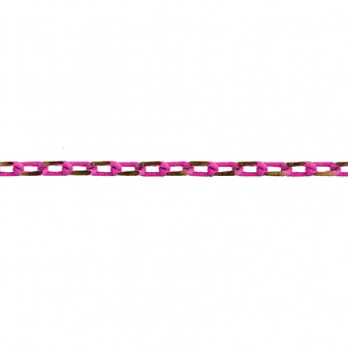 NEO CHAIN 3.5X2MM PINK AND GOLD